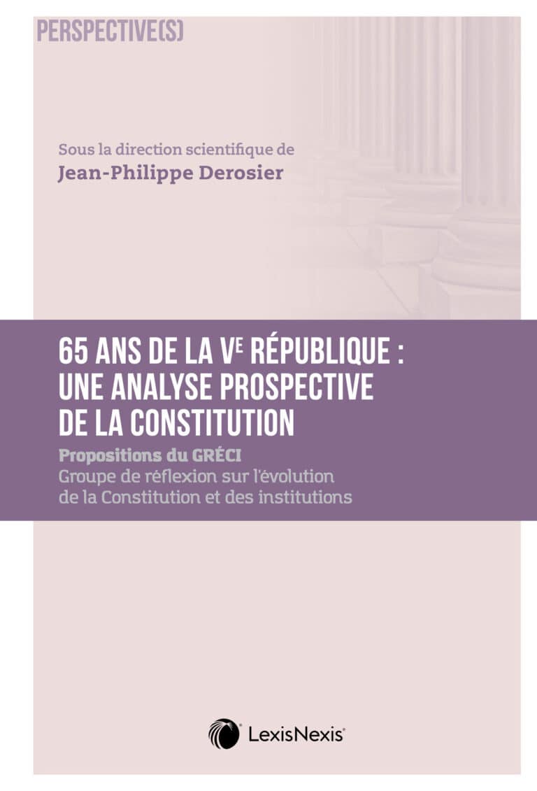 LN Perspectives 65 ans de la Ve couverture